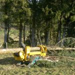 Ebrancheuse pour travaux forestiers